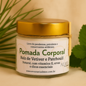 Pomada Corporal - Linha Vetiver e Patchouli