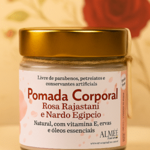 Pomada Corporal Rosa Rajastani e Nardo Egípcio