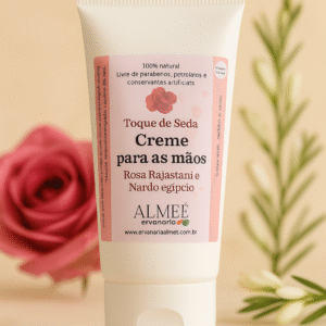 Creme para as mãos - Rosa Rajastani e Nardo egípcio