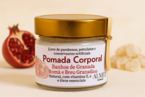 Pomada Corporal Banhos de Granada - Romã e Breu Granadino